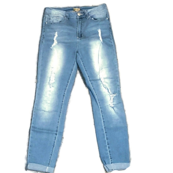 Raw7 Denim - Raw7 Distressed Skinny Jeans